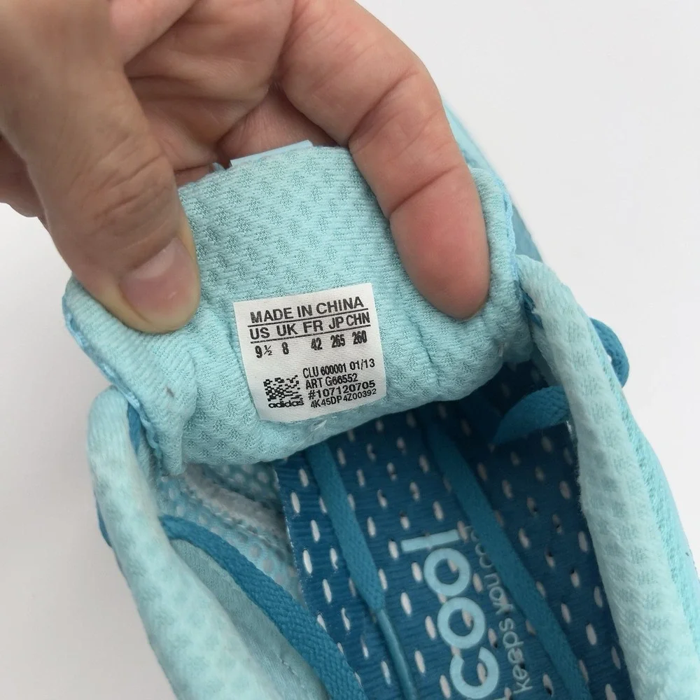 adidas ClimaCool Men's Low Top Lace-Up Breathable Running Sneakers Blue G8552